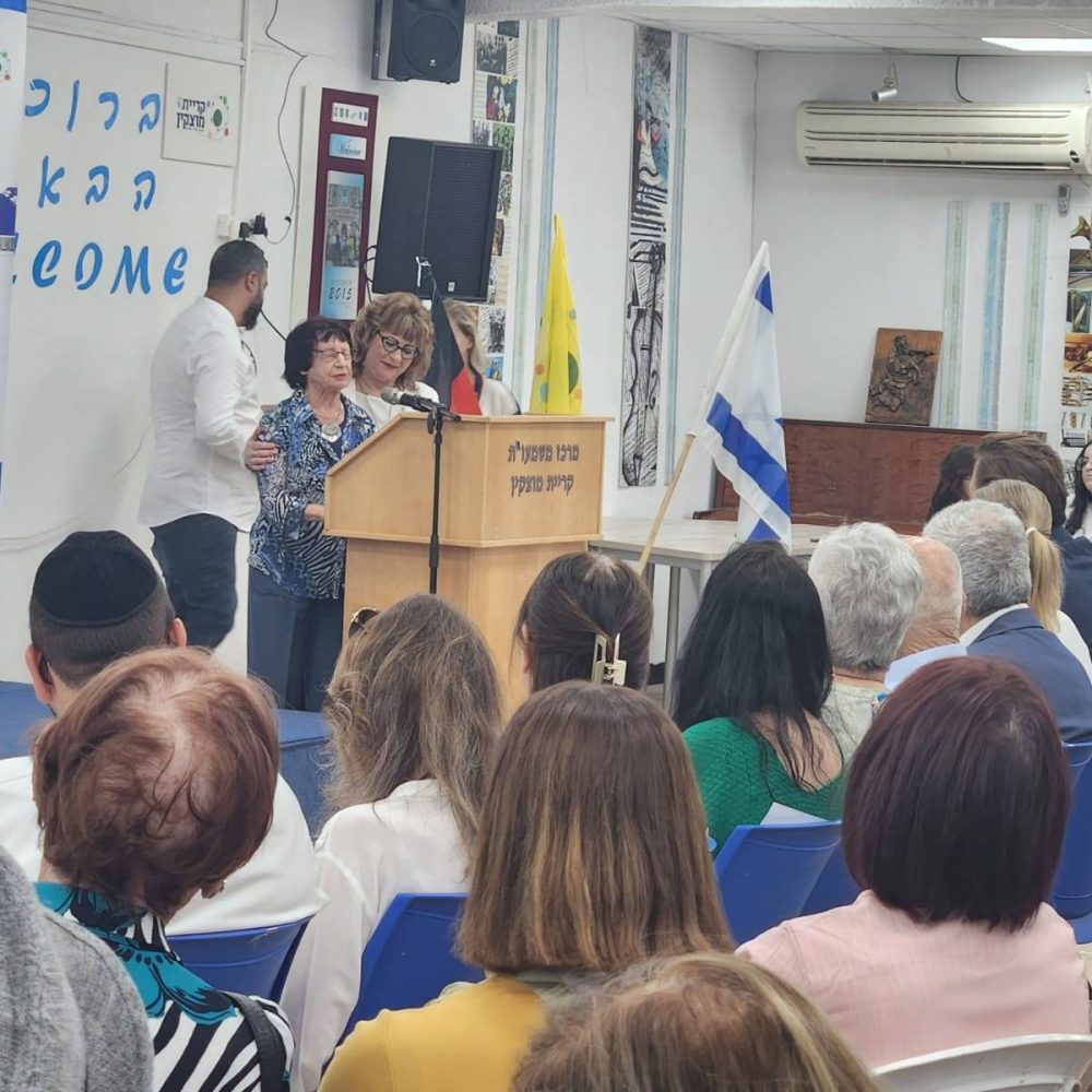 שורדת השואה בלנקה נחליאלי בביקור שגריר גרמניה