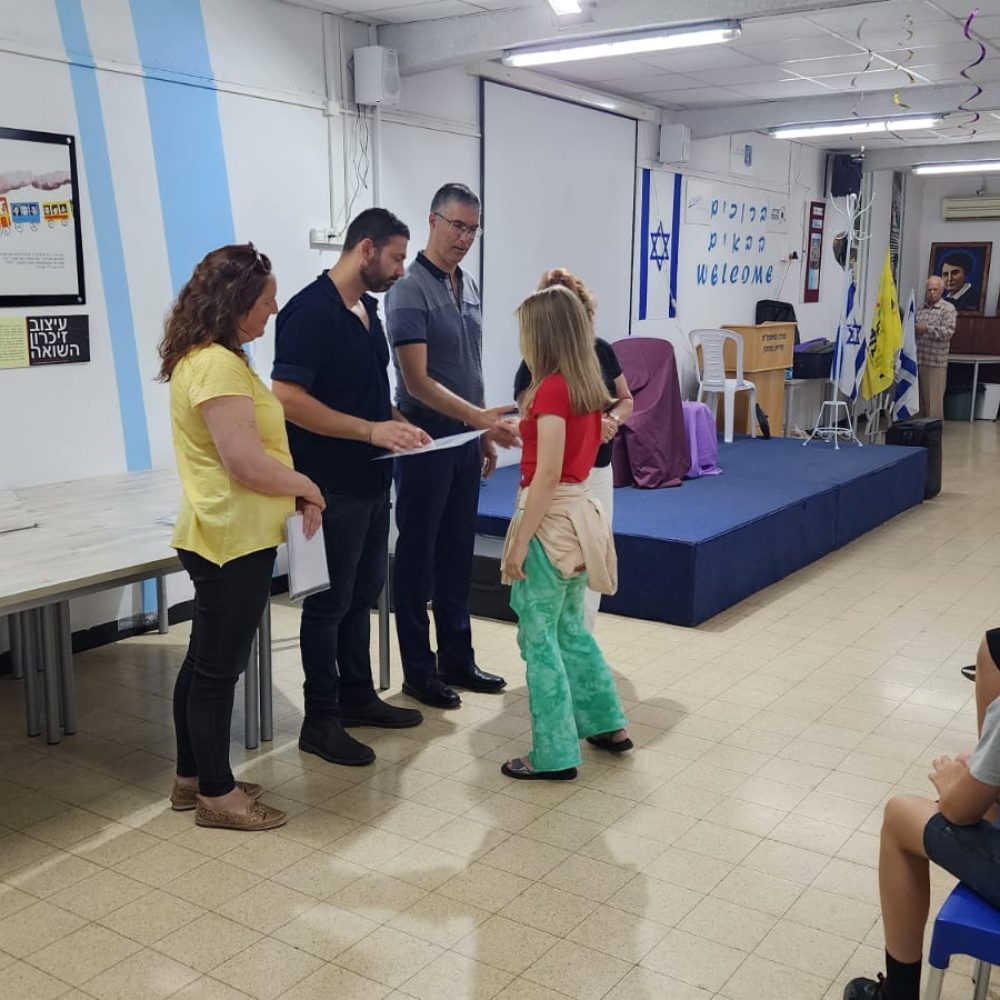 סיכום מיזם חקר השואה והתקומה בבי"ס ויצמן